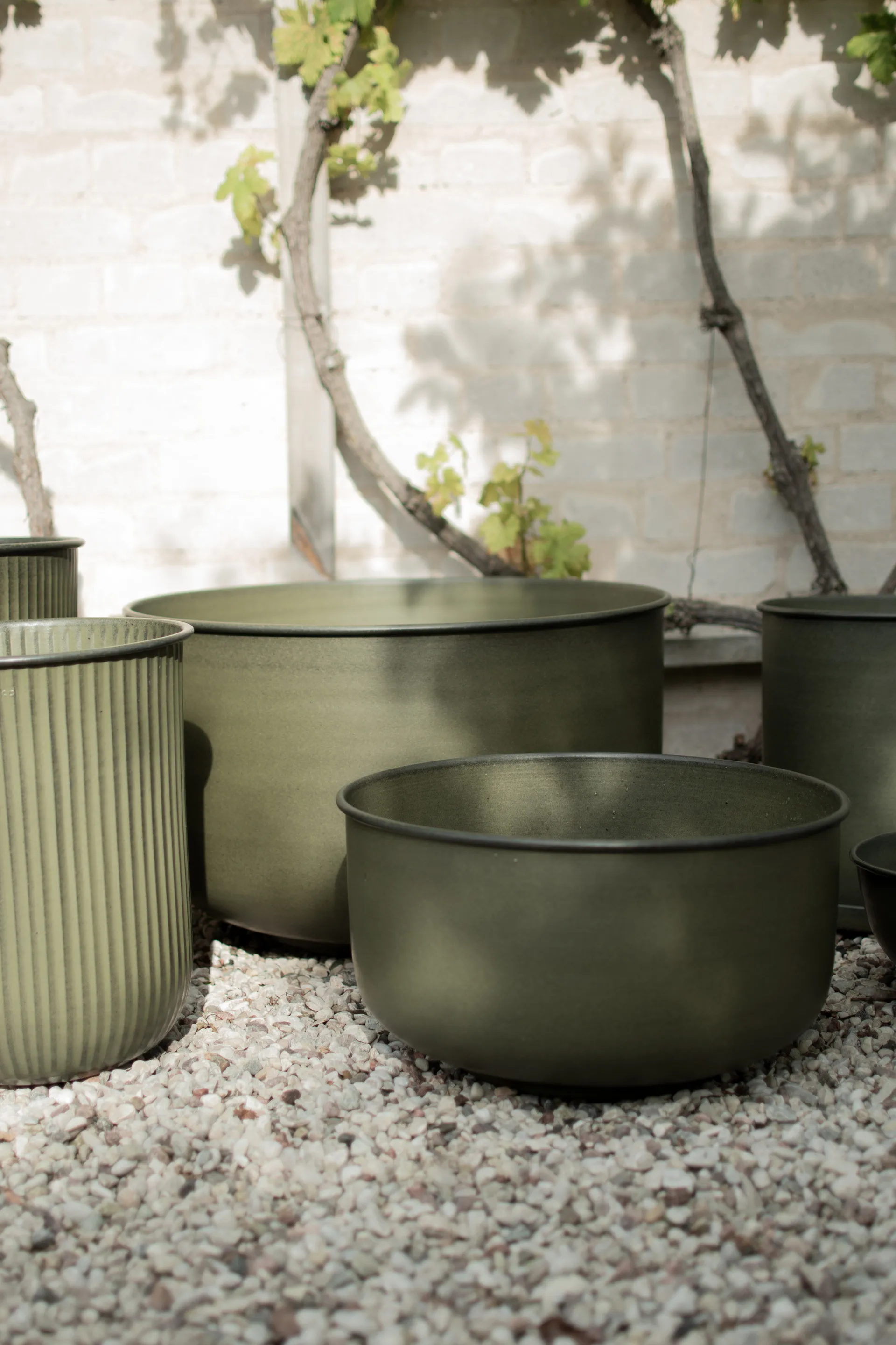 Out wide pot 2 pieces, Green DBKD