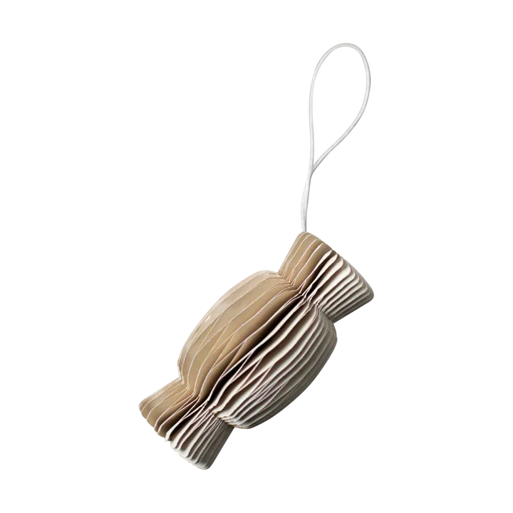 Paper Candy Christmas decoration - Beige - DBKD