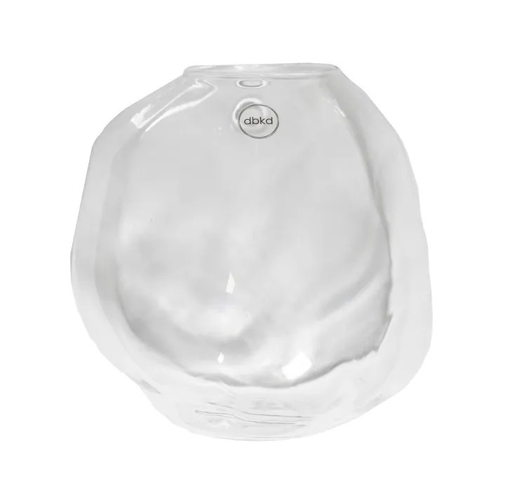 Pebble wall-hung vase clear - large Ø18 cm - DBKD