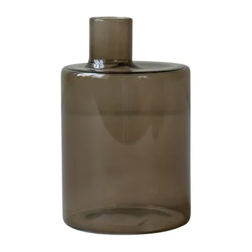 Pipe glass vase brown - Small - DBKD