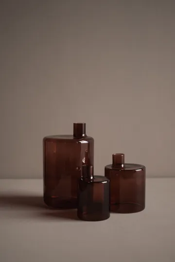 Pipe vase 12 cm - Dark red - DBKD