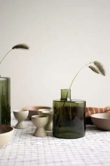 Pipe vase 14 cm - Green - DBKD