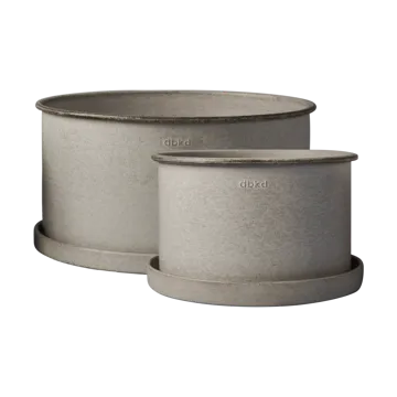 Plant bowl flower pot 2-pack - Beige - DBKD