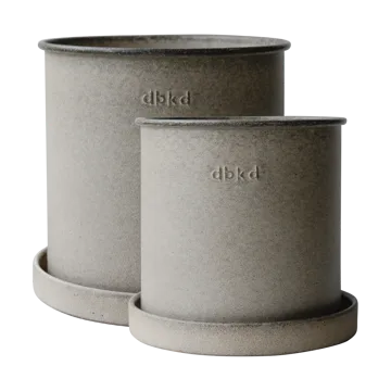 Plant pot small 2-pack - Beige - DBKD