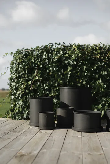 Plant pot small 2-pack - Black - DBKD