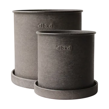 Plant pot small 2-pack - Brown - DBKD