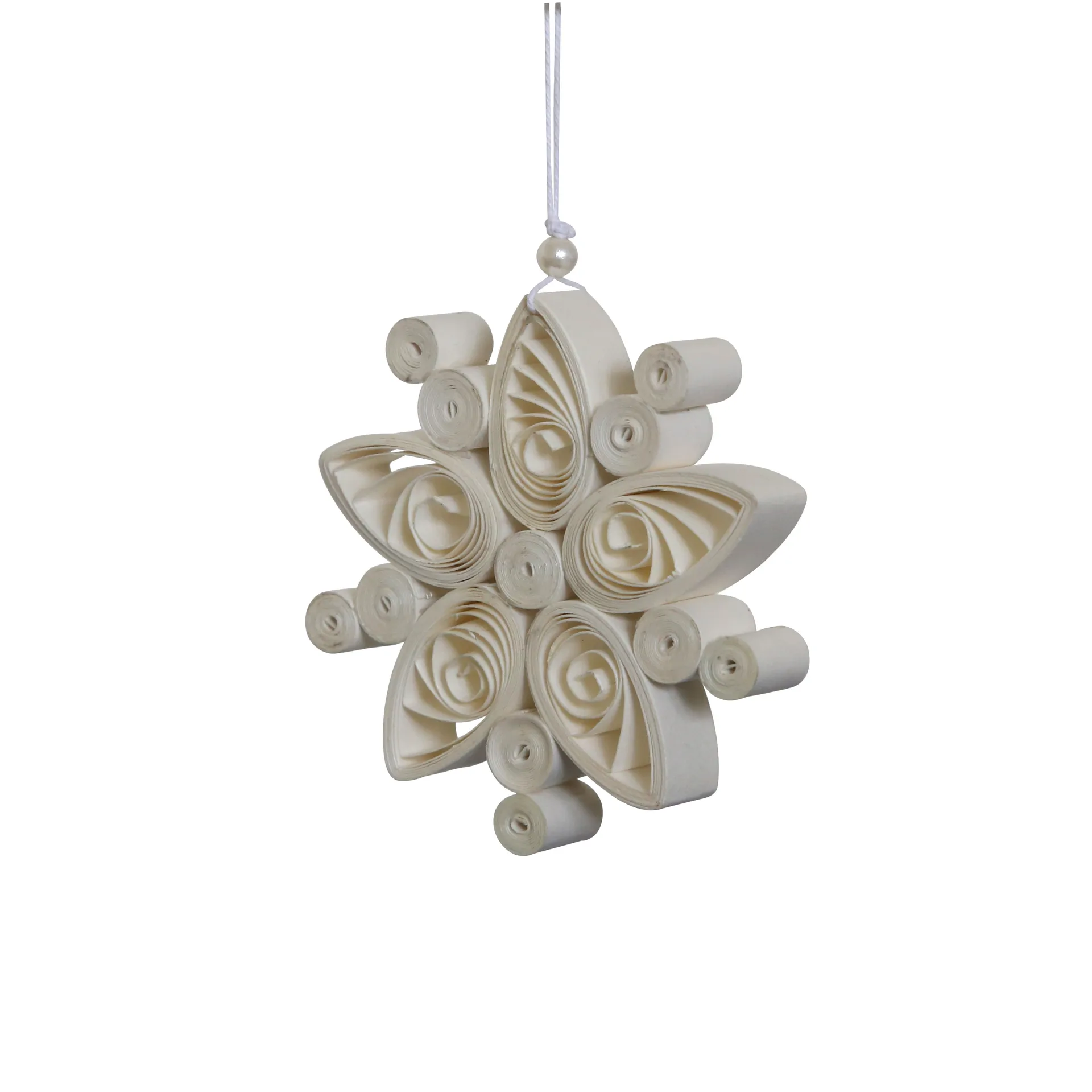 Regular Flake snowflake white, large Ø12.5 cm DBKD