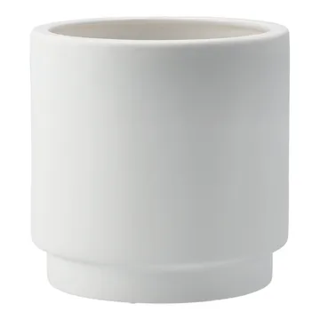 Solid flower pot white - medium Ø16 cm - DBKD