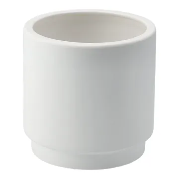Solid flower pot white - medium Ø16 cm - DBKD