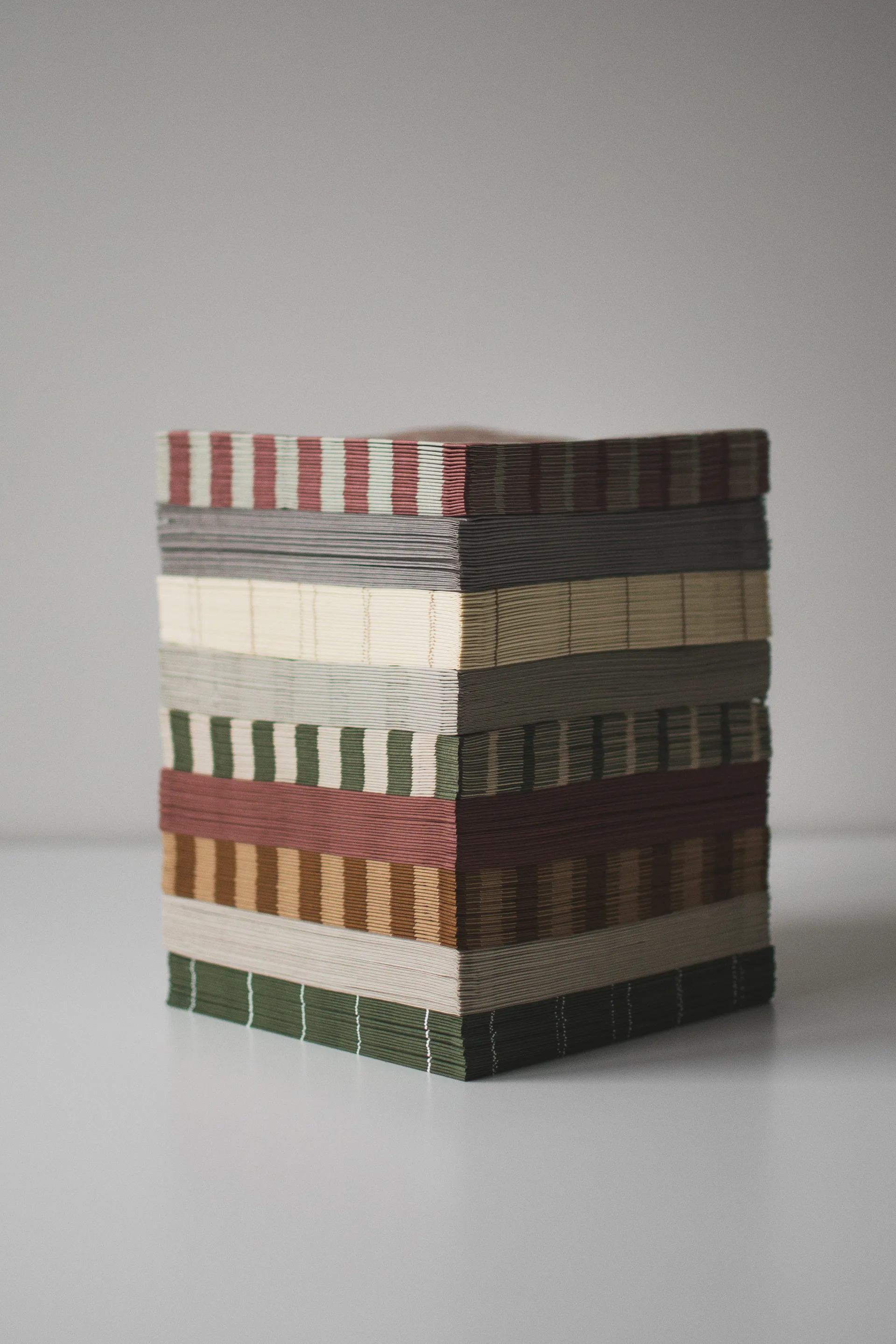 Stripe paper napkin 33x33 cm 20-pack, Nougat DBKD