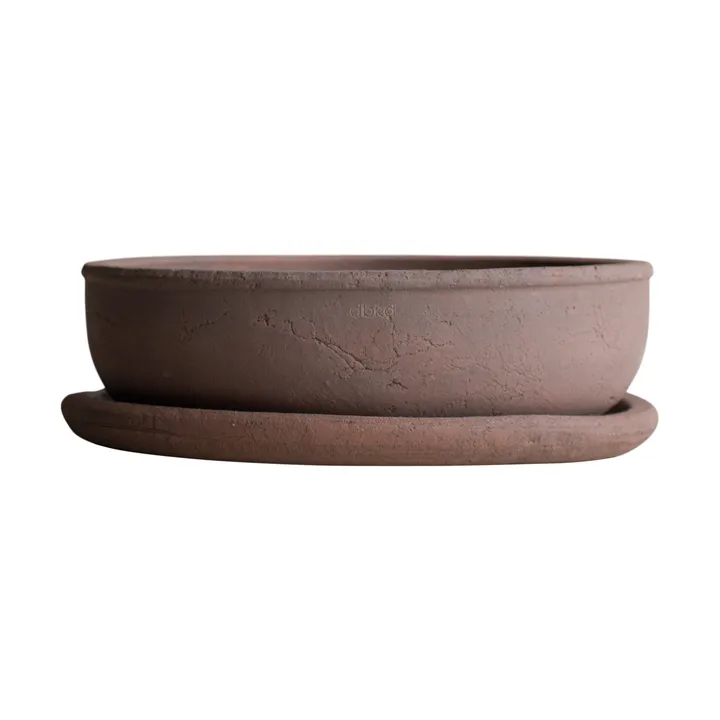 Terra bowl planter - Brown, Ø30x10.5 cm - DBKD