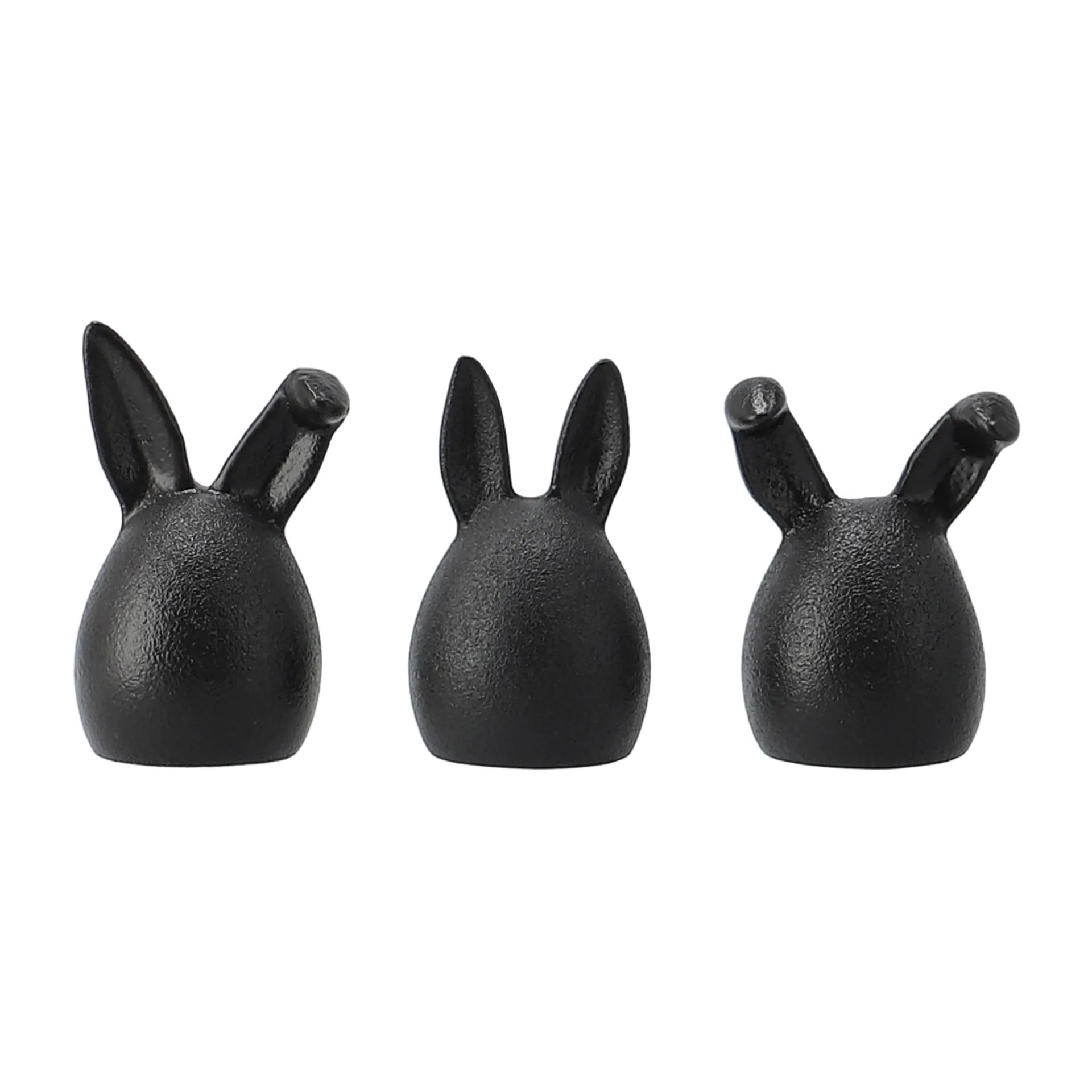 Triplets easter rabbit 3-pack, cast iron DBKD