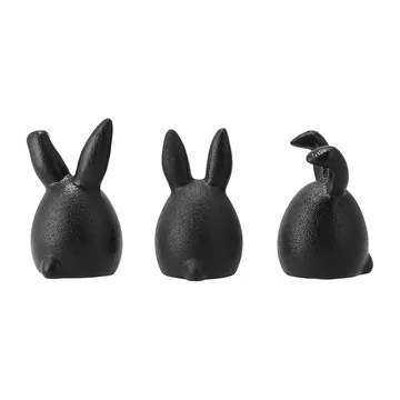 Triplets easter rabbit 3-pack - cast iron - DBKD