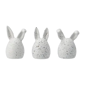 Triplets easter rabbit 3-pack - white dot - DBKD