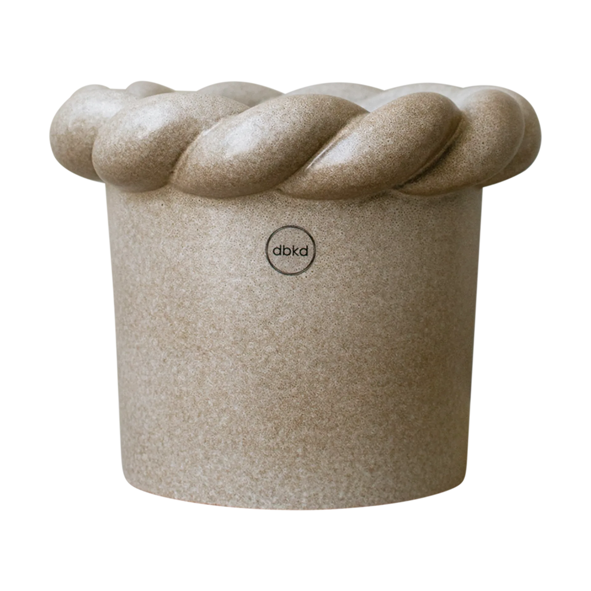 Twine flower pot Ø14 cm, Beige DBKD