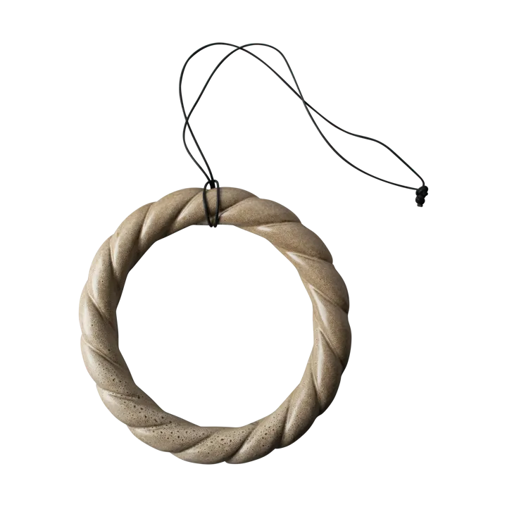 Twine wreath Ø27 cm - Beige - DBKD