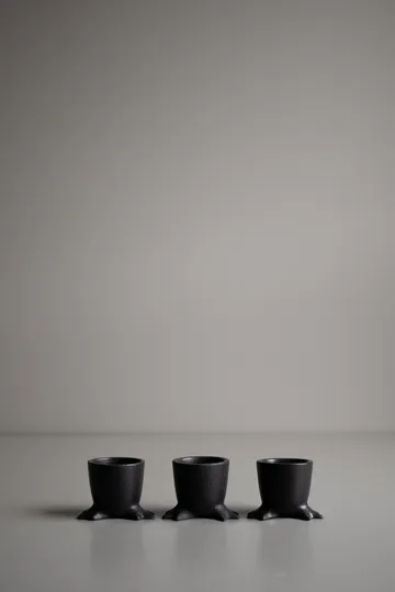 Walking Egg egg cup - Black - DBKD