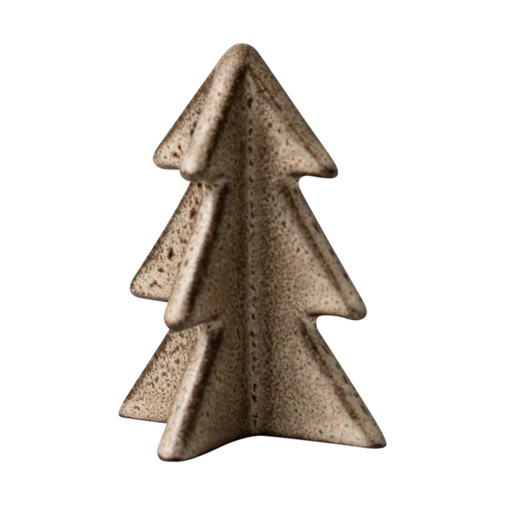 Winter tree decoration - Beige, 8 cm - DBKD