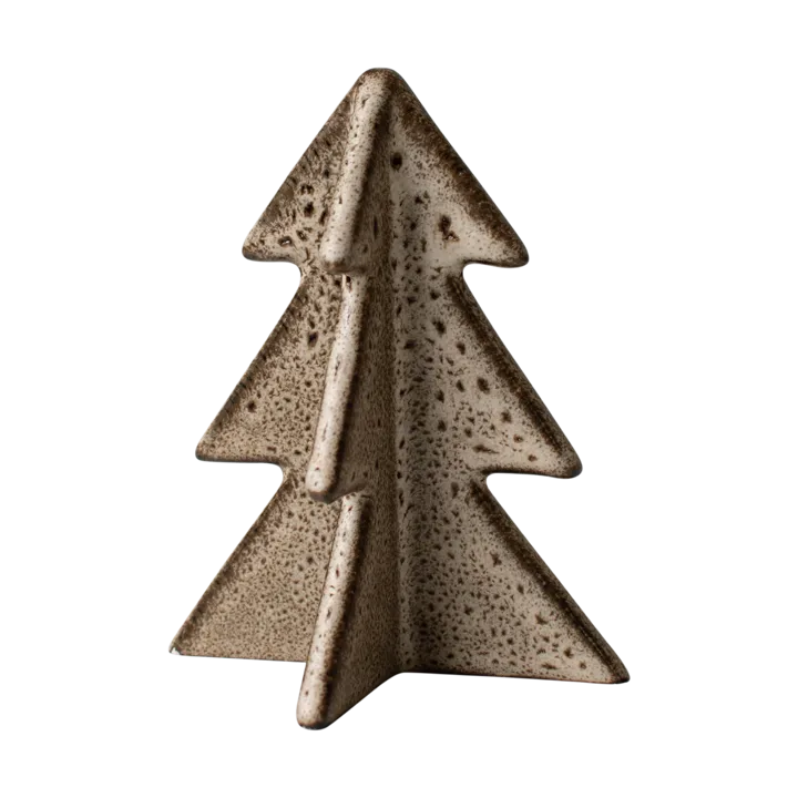 Winter tree decoration - Beige, 9.5 cm - DBKD