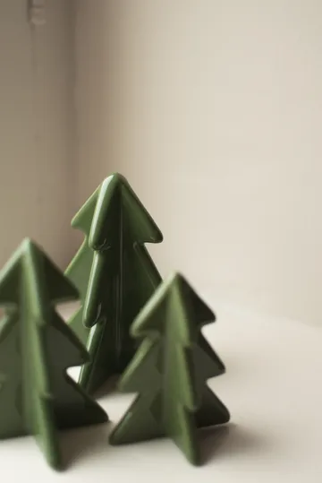 Winter tree decoration - Green, 9.5 cm - DBKD
