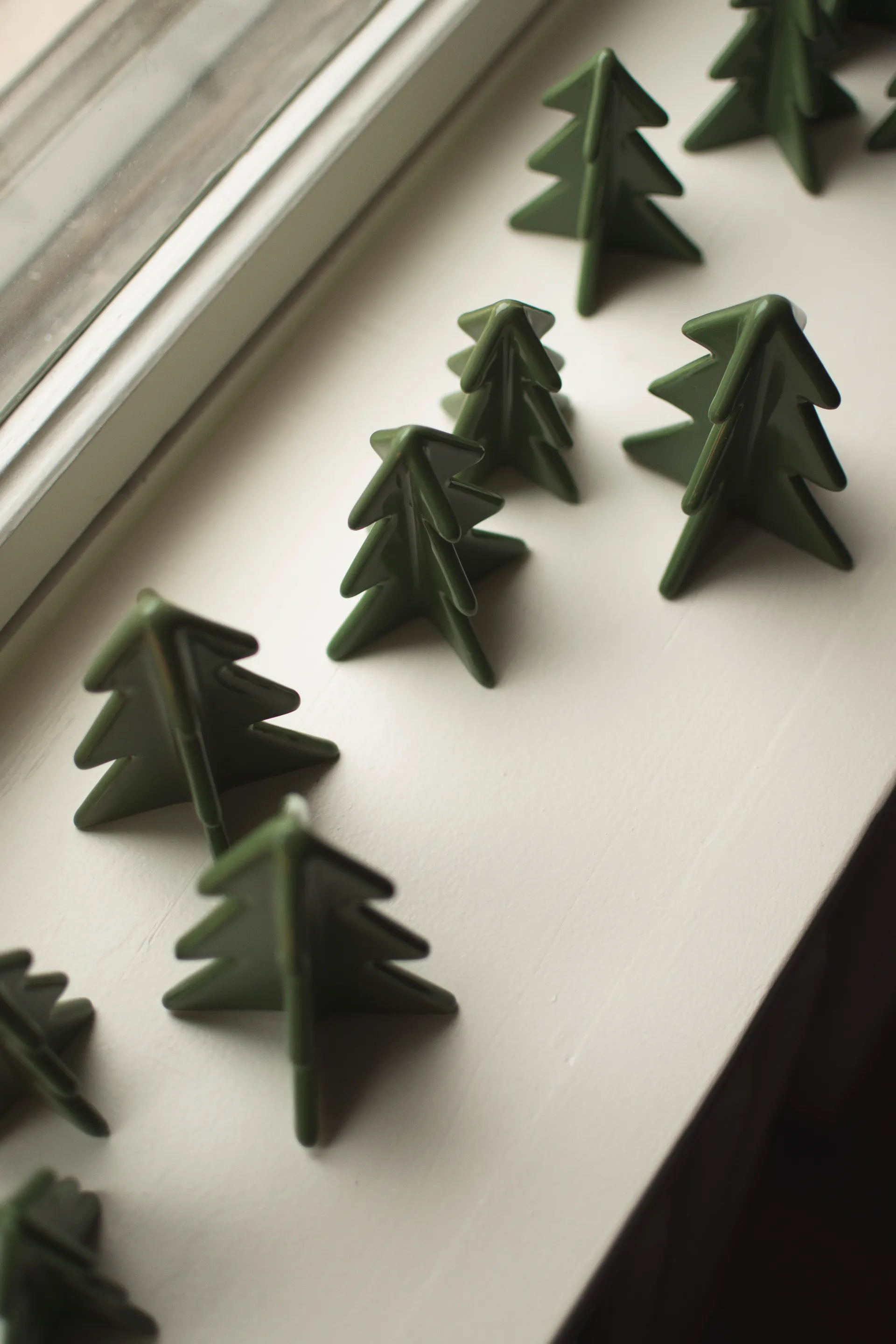 Winter tree decoration, Green, 9.5 cm DBKD