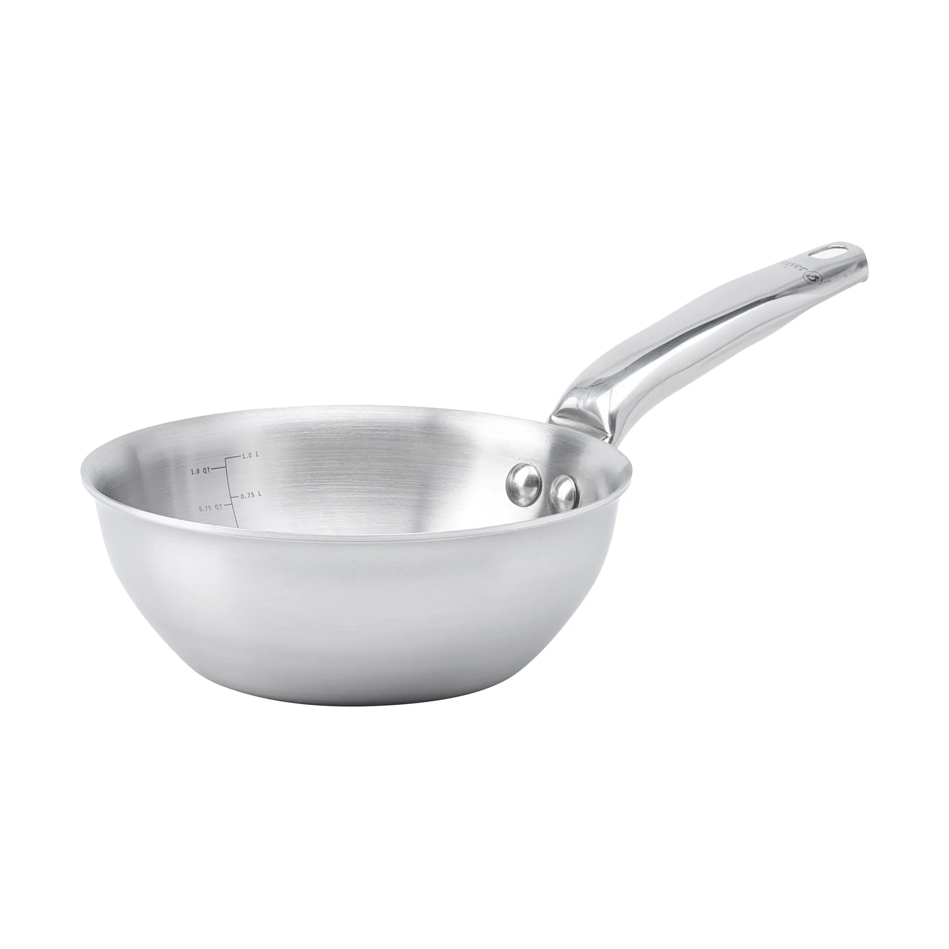 Alchimy rounded sauté pan stainless steel, Ø16 cm De Buyer