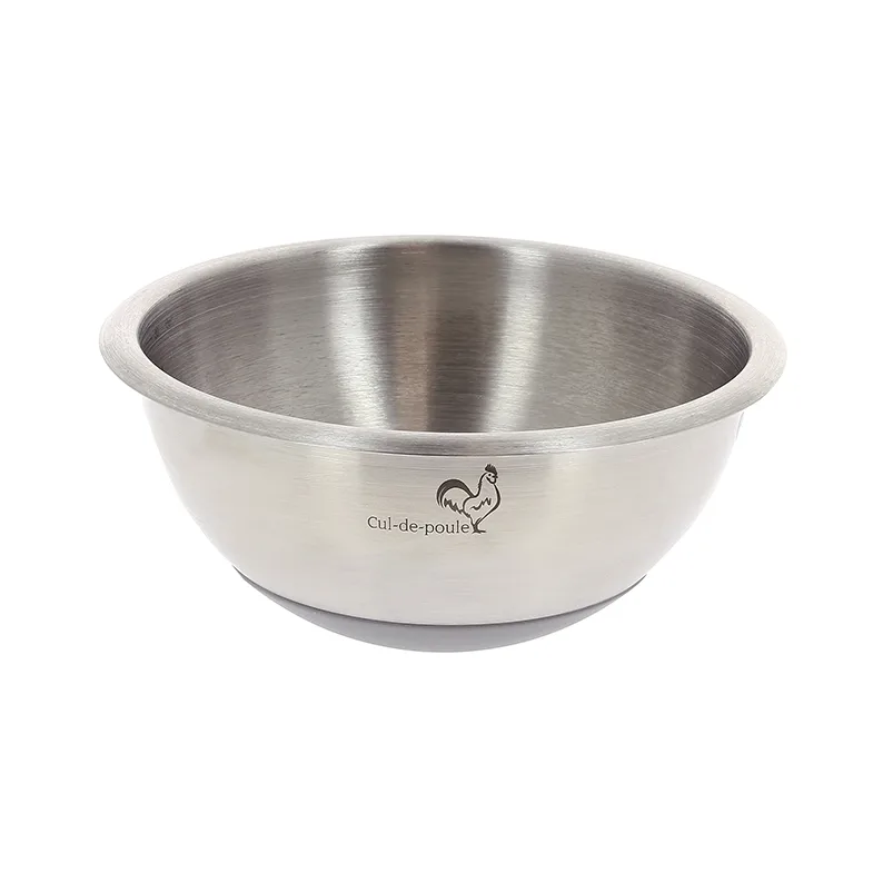 De Buyer mixing bowl with silicone base, 2.1 l De Buyer