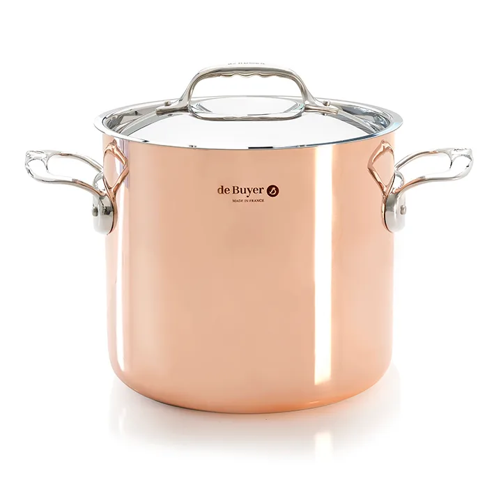 Prima Matera high casserole with lid induction - 20 cm - De Buyer