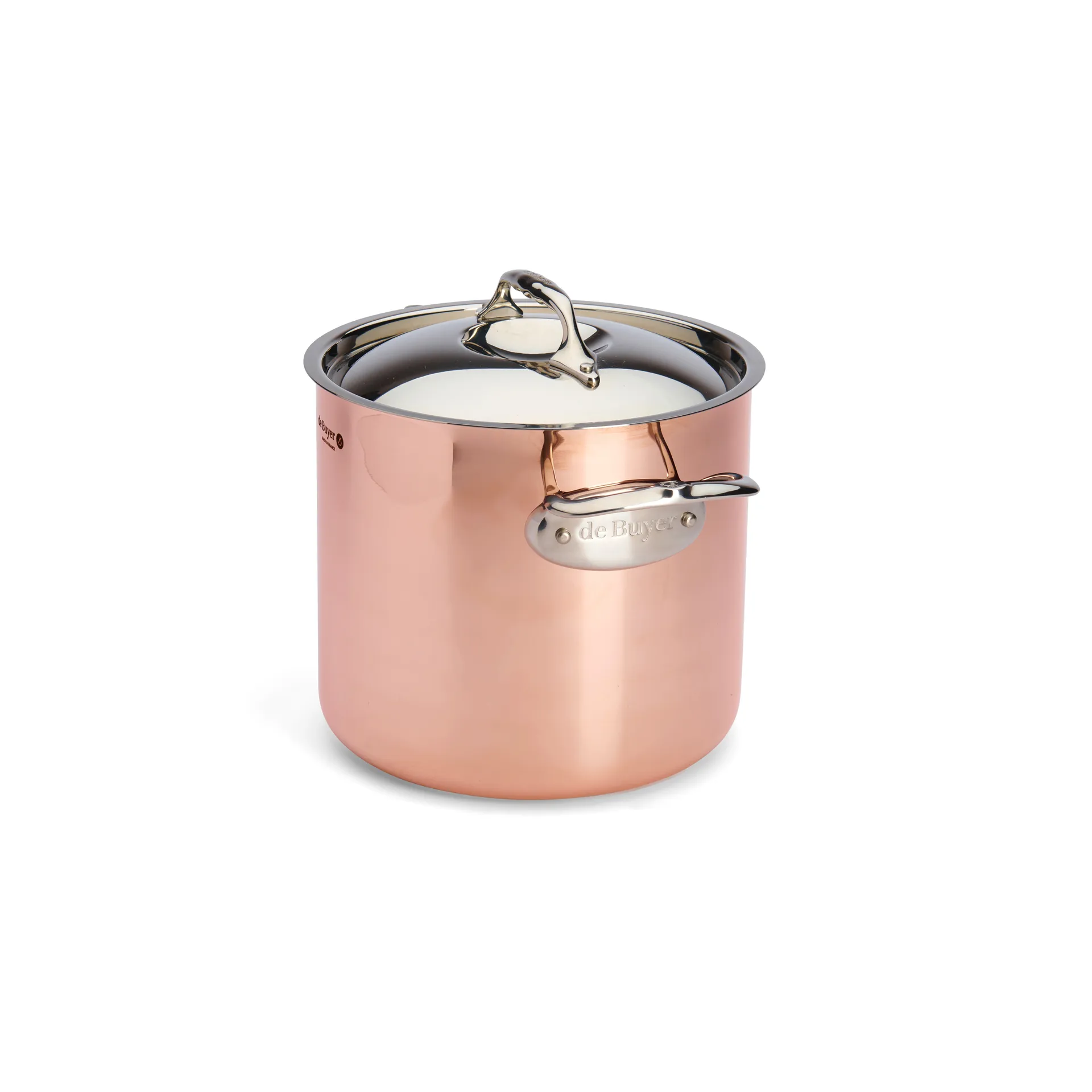 Prima Matera high casserole with lid induction, 20 cm De Buyer