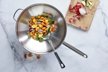 Apollo 7 wok pan stainless steel 7-ply 2 handles - Ø36 cm - Demeyere