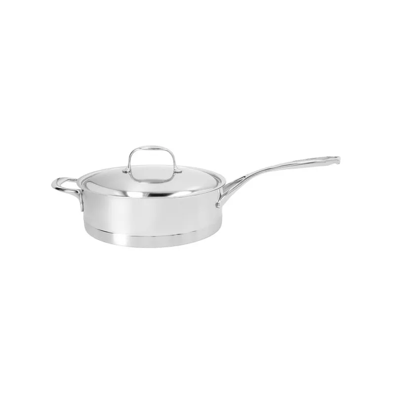 Atlantis 7 sauté pan with lid stainless steel, Ø28 cm Demeyere