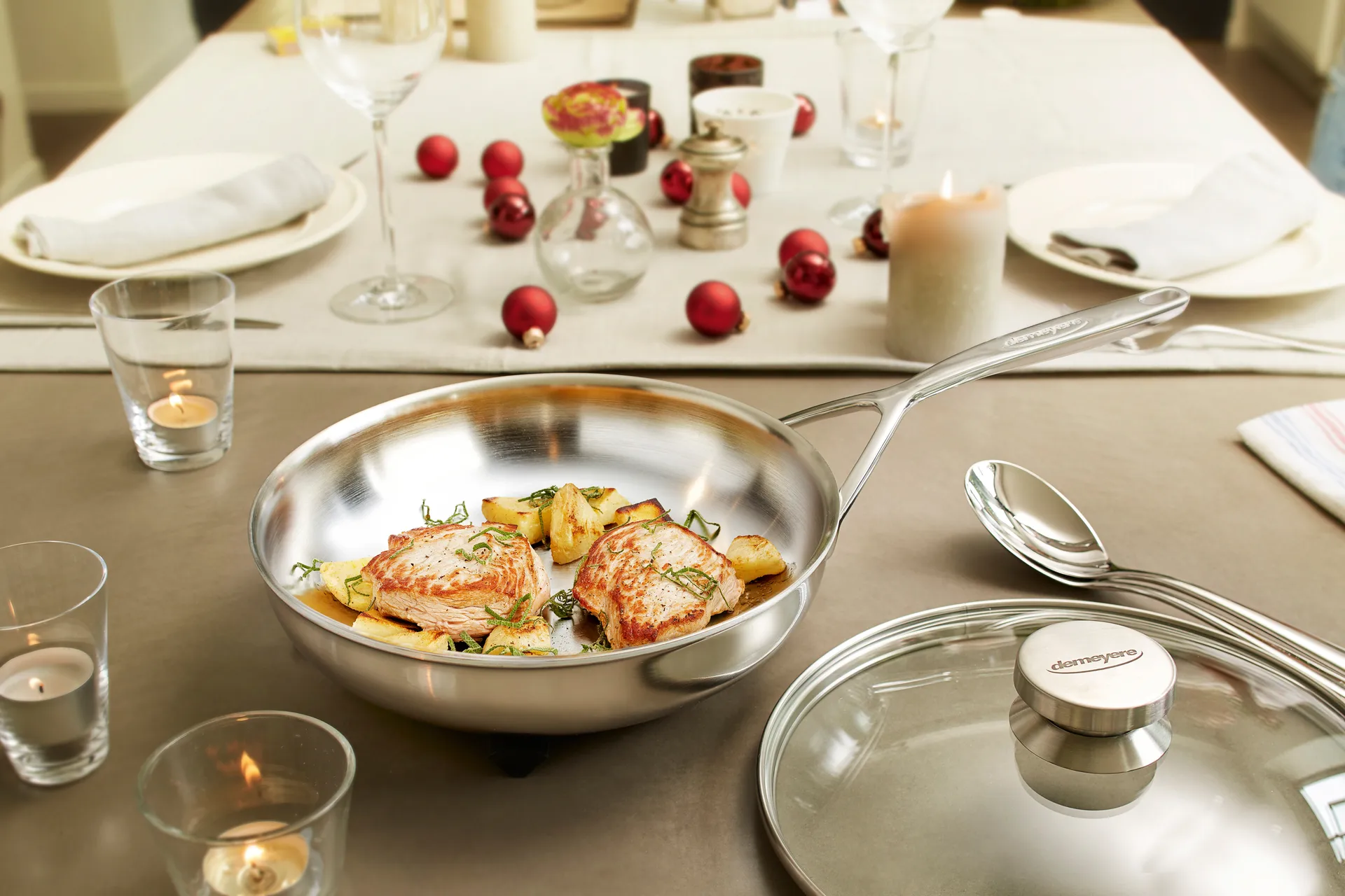 Multiline 7 frying pan stainless steel 7-ply, Ø28 cm Demeyere
