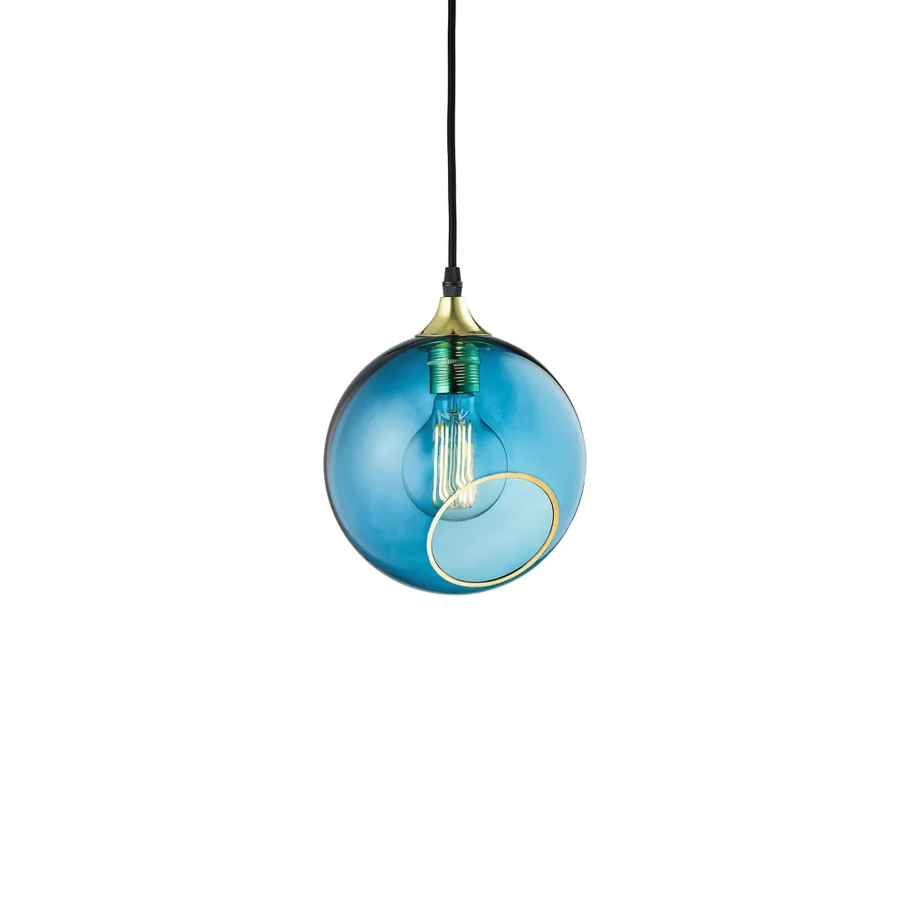 Ballroom pendant Ø20 cm, Gold-blue sky Design By Us