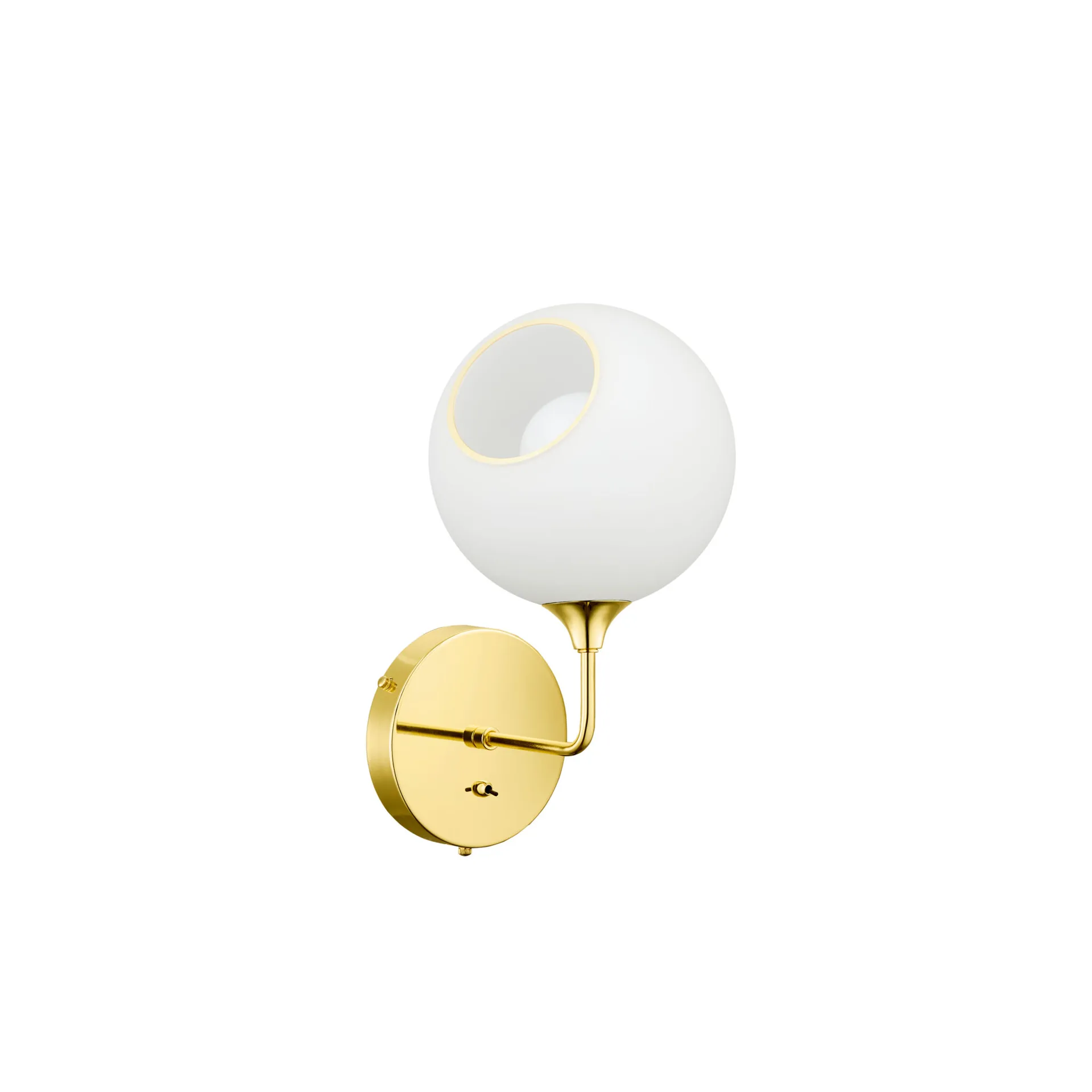 Ballroom wall lamp Ø20 cm, White snow Design By Us