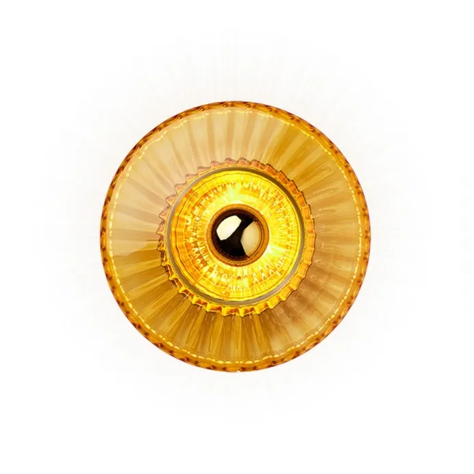 New Wave Optic wall lamp Ø26 cm - Amber - Design By Us
