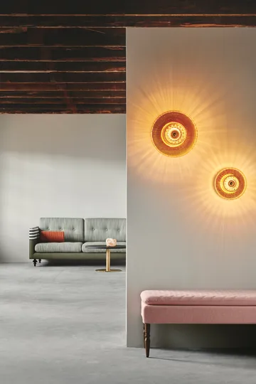 New Wave Optic wall lamp XL - Amber - Design By Us