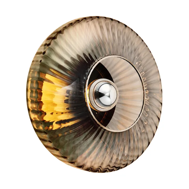New Wave Optic wall lamp XL - Smoke - Design By Us