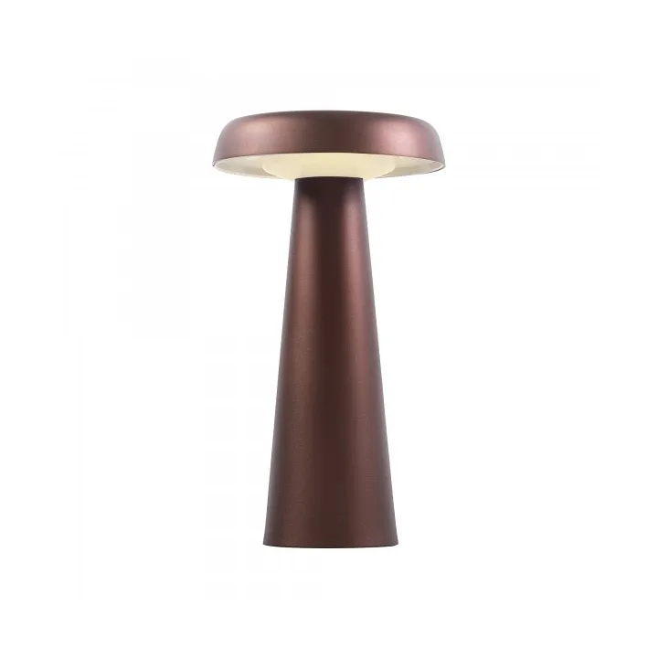 Arcello portable table lamp 25 cm - Burnished brass - Design For The People