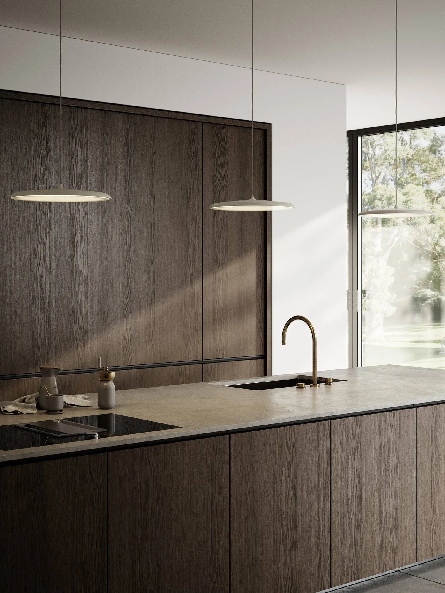 Artist pendant lamp Ø40 cm, Beige Design For The People