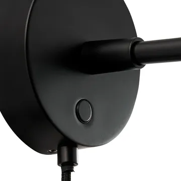 Darci short wall lamp - Black - Design For The People