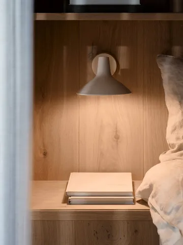 Darci short wall lamp - Sand - Design For The People