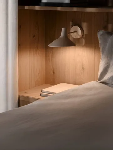 Darci short wall lamp - Sand - Design For The People