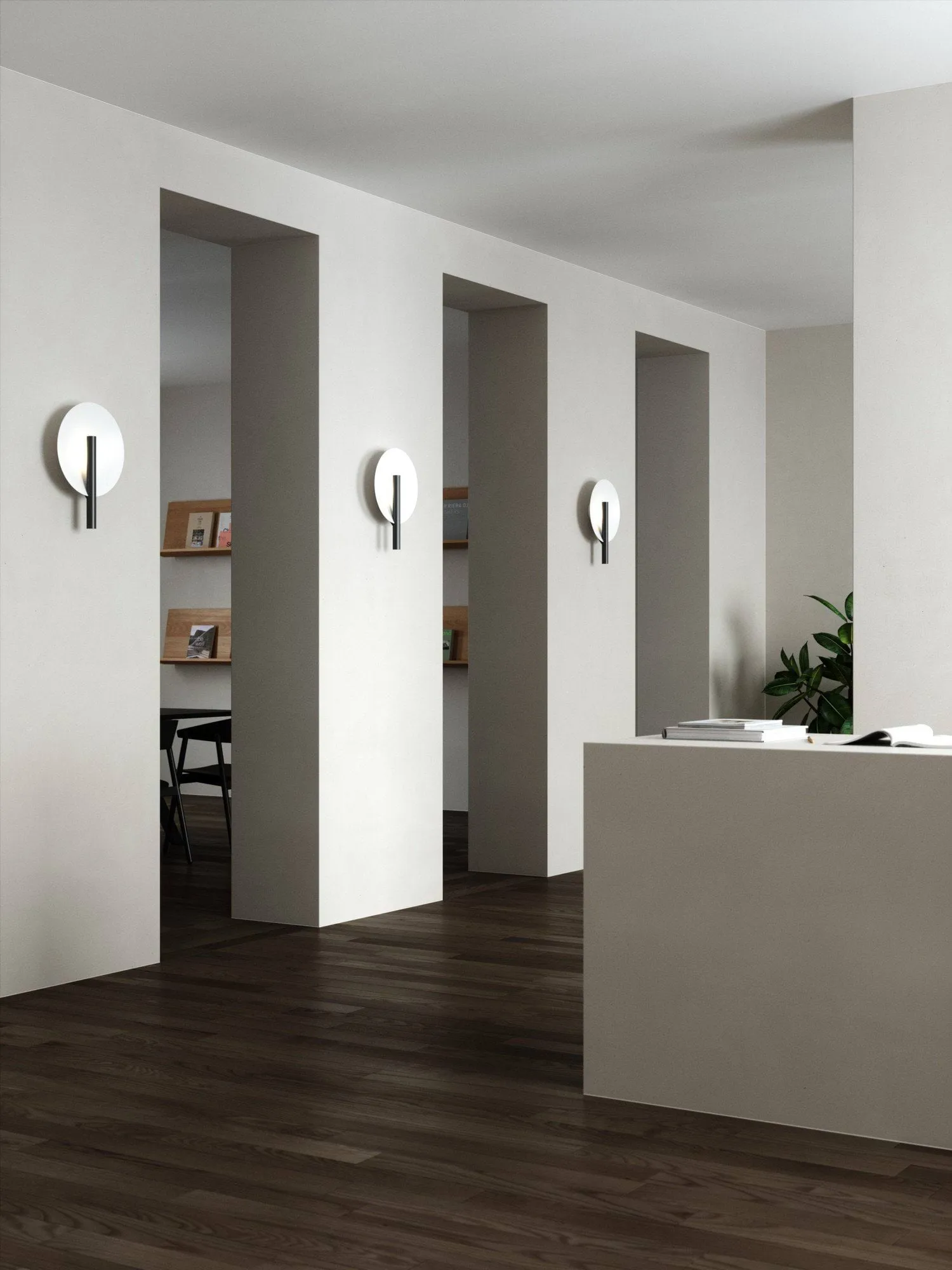 Furiko wall lamp, Black Design For The People