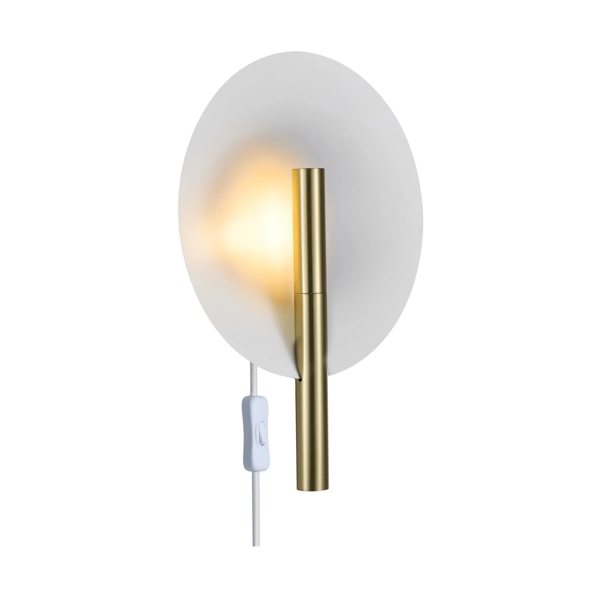 Furiko wall lamp, Brushed brass Design For The People