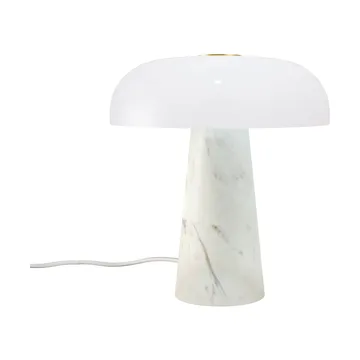Glossy table lamp - White, mini, 24 cm - Design For The People