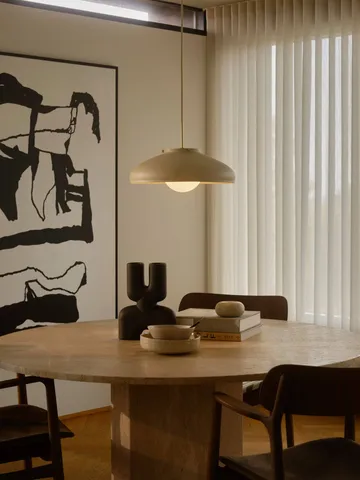Latif ceiling lamp - Beige, Ø40 cm - Design For The People
