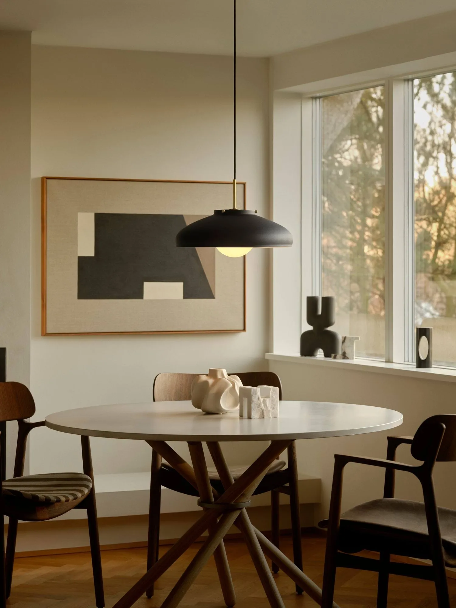 Latif ceiling lamp, Black, Ø40 cm Design For The People