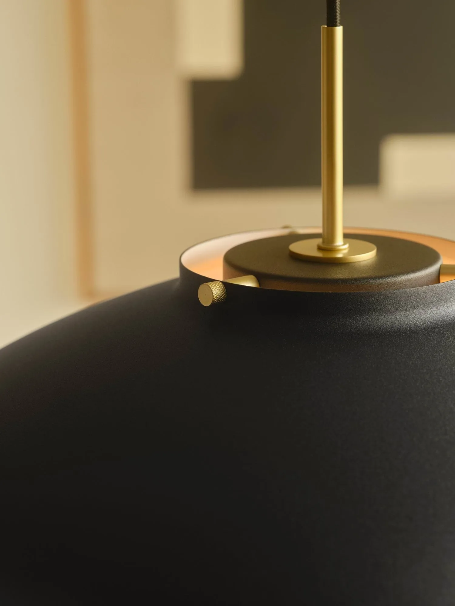 Latif ceiling lamp, Black, Ø40 cm Design For The People