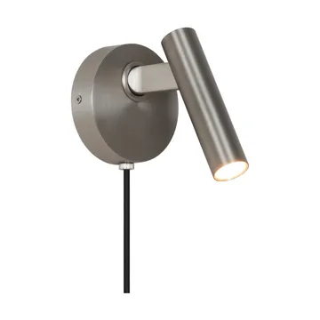 Makoto wall lamp - Satin chrome, 13 cm - Design For The People