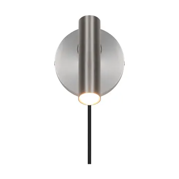 Makoto wall lamp - Satin chrome, 13 cm - Design For The People